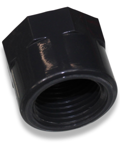 Screw cap 1/2" PVC NP10